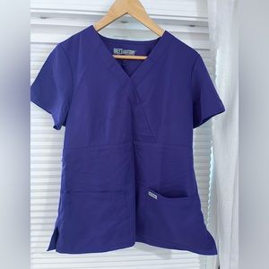 Greys Anatomy Purple scrub top.